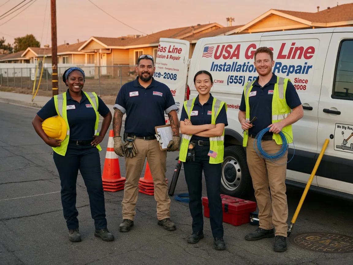 Gas Line Installation company in Todd, PA